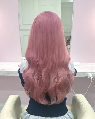 ロング カラー ハイトーンカラー💞 くるみ🎀のヘアスタイル