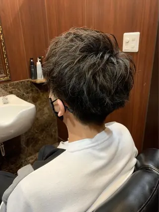 ショート メンズ 羽木 隆徒のヘアスタイル