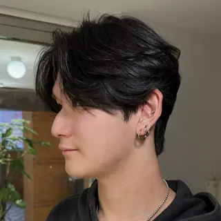 メンズ センターパート特化/ メンズカット/ヒロキのヘアスタイル