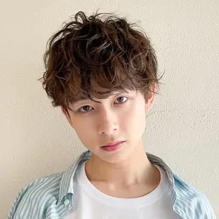 ショート パーマ メンズ 表参道メンズヘア ✂︎Masena✂︎のヘアスタイル