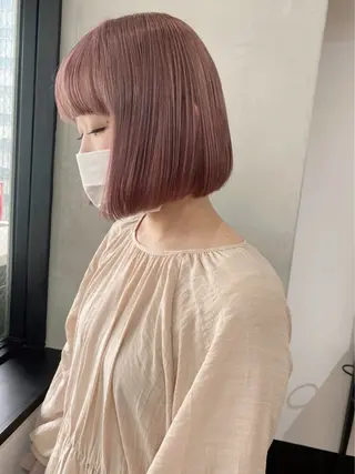 ミディアム Ria🌙*ﾟ 艶カラーのヘアスタイル