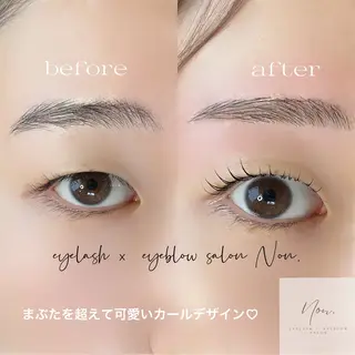 マツエク・マツパ eyelash ×  eyebrow salon Non.所属・Non. NANASEのマツエク・マツパデザイン