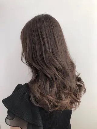 セミロング カラー 【透明感、艶髪】西村 有司のヘアスタイル