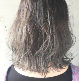 ミディアム カラー 髪質改善/レイヤー ストウシンゴのヘアスタイル