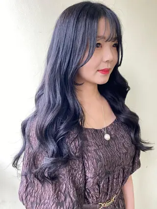 ロング レイヤーカット 🇰🇷SAYAのヘアスタイル
