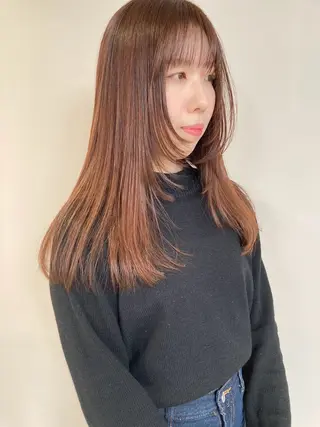 ミディアム 平尾駅直結/徒歩0分 イノセントヘアのヘアスタイル