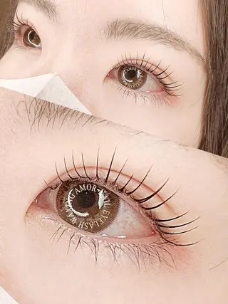 マツエク・マツパ アイブロウ AMOR EYELASHのマツエク・マツパデザイン