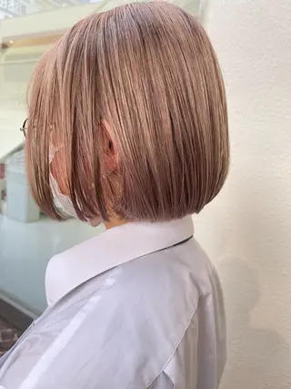 ショート カラー 髪質改善・縮毛矯正 年間1500名担当♪のヘアスタイル
