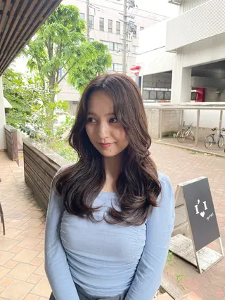 セミロング カラー パリピ師🐉 Mashuのヘアスタイル