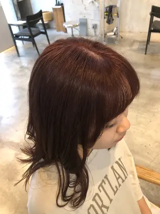 カラー 竹内 絢香のヘアスタイル