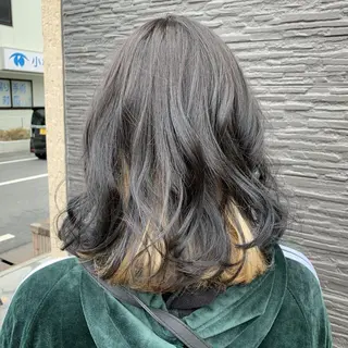 ミディアム カラー 枚方 tomee 🦋南部 しほ🦋のヘアスタイル