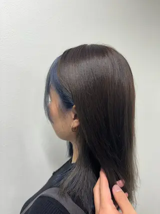 ミディアム カラー 🦖透明感カラー 🦖三橋広空のヘアスタイル