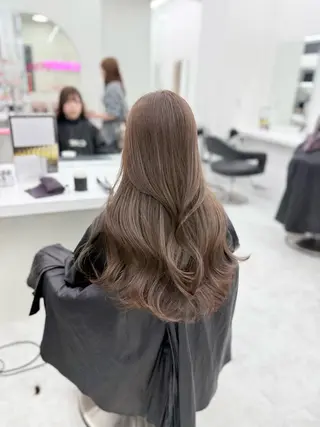 ロング カラー 🥂上品ワンホンヘア 🥂nozomiのヘアスタイル