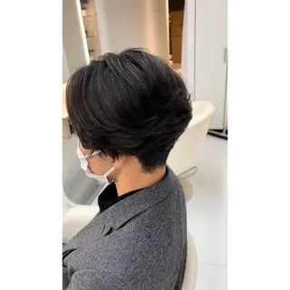 ショート カラー メンズ 涼音 🫧前髪お助け美容師のヘアスタイル