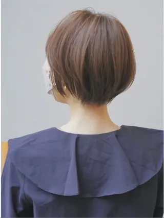ショート カラー 立川透明感color YUJIのヘアスタイル