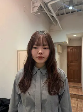 ロング 遠藤 彩美/暖色系カラーのヘアスタイル