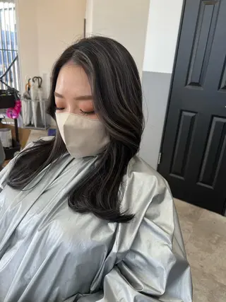 ロング 藤本 翔己のヘアスタイル