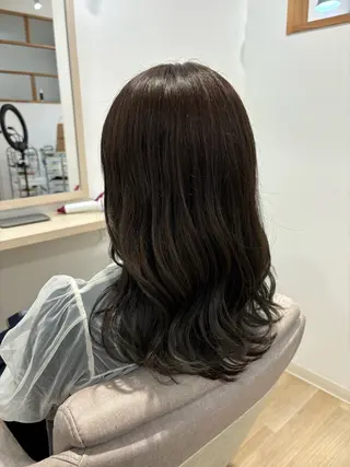 セミロング 『大西　陸』 透明感color🔆のヘアスタイル