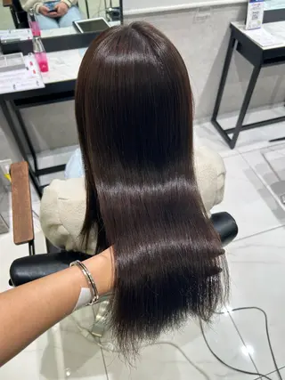 ロング カラー 透明感カラー💙 束感マツエク🪼海月のマツエク・マツパデザイン