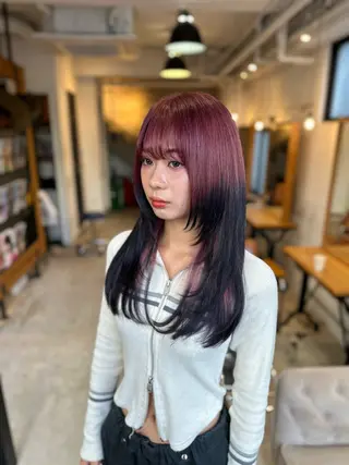 セミロング 秋葉原　柏木絢汰 ✨当日予約okのヘアスタイル