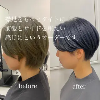 ショート カラー 似合わせ専門美容師 なかじまのヘアスタイル