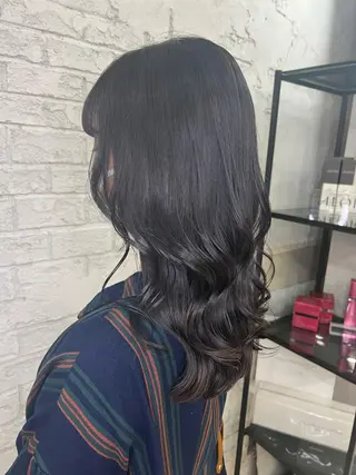 セミロング カラー エクステ＆艶カラー 🎀YURINA🎀のヘアスタイル