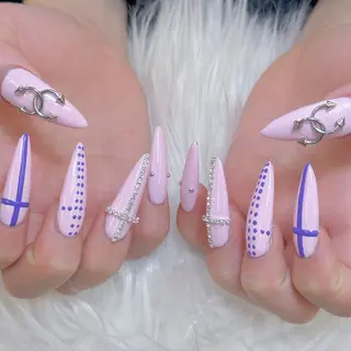 ネイル ANH ゴテゴテネイルのネイルデザイン