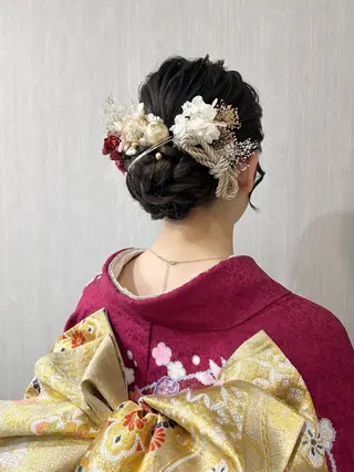 ロング ヘアアレンジ ヘアセット専門店 Rのヘアスタイル