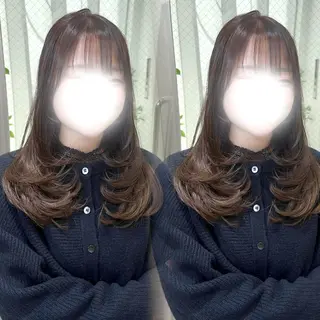 ロング 🎀zina/韓国 🎀amiのヘアスタイル