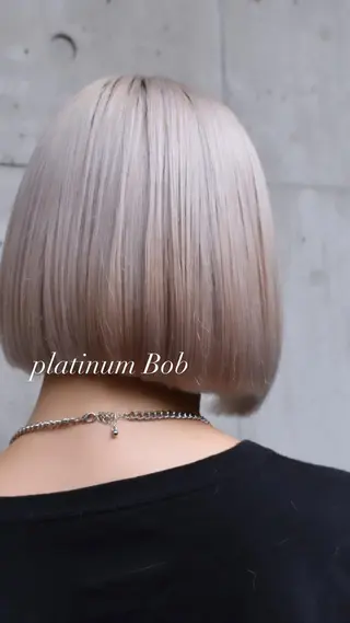 ショート カラー Bob&ハイトーン 専門家CHIHIROのヘアスタイル