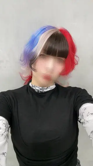 ショート カラー ハイトーン/ウルフ/ ボブ/増田のヘアスタイル