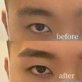 メンズ アイブロウ AYAKA Lamuleeyeのマツエク・マツパデザイン