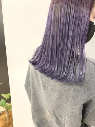 セミロング 韓国レイヤーカット KOUKIのヘアスタイル