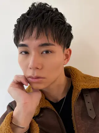 メンズ 🐝メンズハイライト …Rioのヘアスタイル