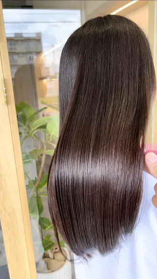 セミロング 岐阜茜部/髪質改善 高念枝里子のヘアスタイル