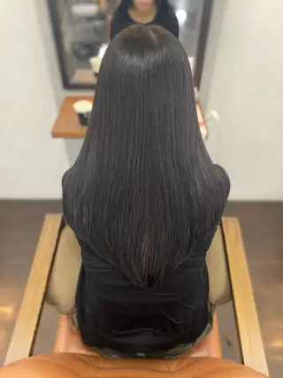 ロング カラー ヘアアレンジ 🍒ᩚ名駅/艶髪 縮毛矯正/あゆ🍒ᩚのヘアスタイル