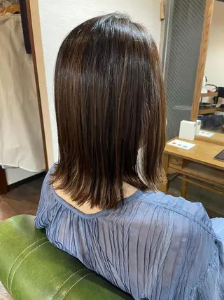ミディアム 似合わせカラーカット 🪽chinatsuのヘアスタイル