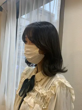 ミディアム カラー 韓国🇰🇷髪質改善 Chisaki치사키のヘアスタイル