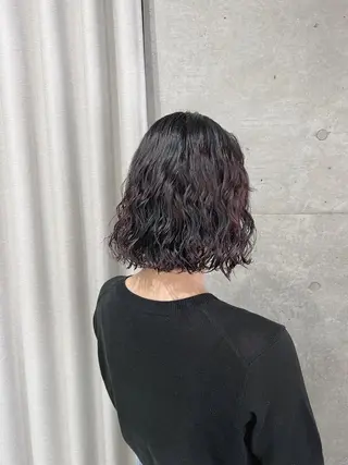 パーマ ボブパーマコテ巻き風 パーマNo1深江秀平のヘアスタイル