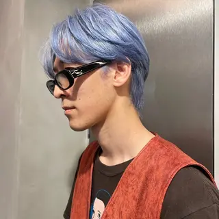 ショート カラー メンズ 花香竜太/エクステ /ハイトーンカラーのヘアスタイル
