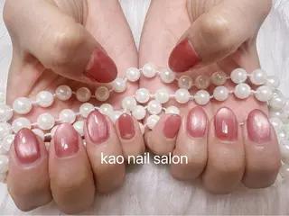 ネイル kao nail マグネット/長さだしのネイルデザイン