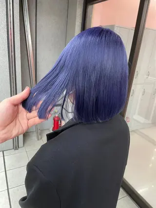 ショート カラー ヘアアレンジ 🩶【推しハイトーン 】yuzu🩶のヘアスタイル