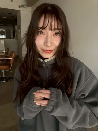 カラー miku/天神 艶カラーのヘアスタイル