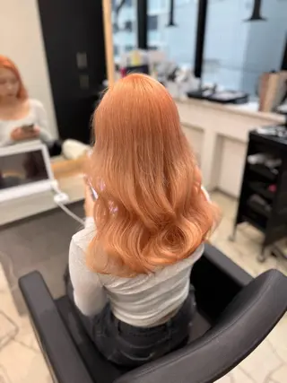 セミロング カラー ギャルの女神/ Shionのヘアスタイル