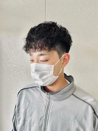 ショート パーマ メンズ 似合わせ×扱いやすさ 特化/澁谷礼一のヘアスタイル