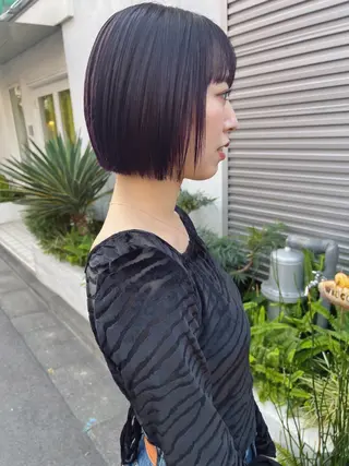 ショート 透明感カラー🌿ボブ ✨飛田　ケイのヘアスタイル
