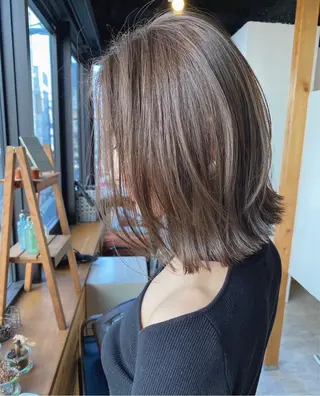 ミディアム カラー エクステモデル募集 💗大阪梅田/川上のヘアスタイル