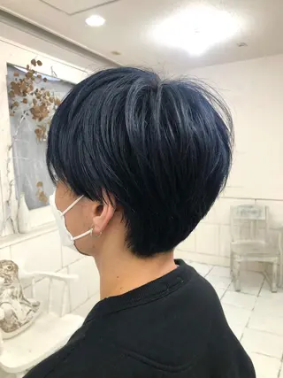 カラー メンズ miku🌿‬ メンズバレイヤージュのヘアスタイル