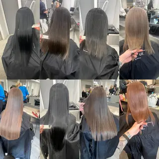 パーマ セミロング 艶髪／髪質改善 市川ひなたのヘアスタイル