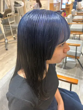 セミロング 大川 夏実のヘアスタイル